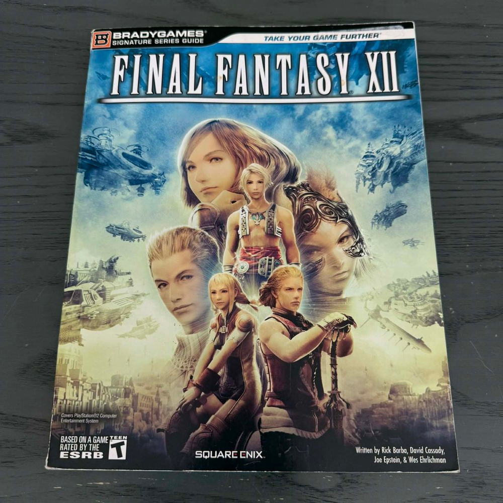 BradyGames Final Fantasy XII Gaming Guide Blue White